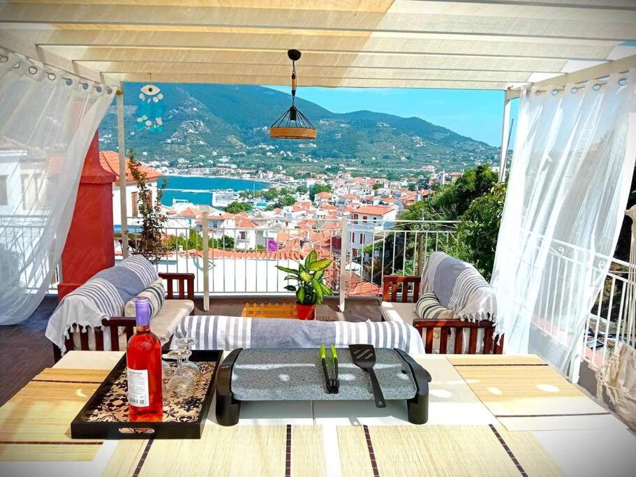 Duka'S Gardenhouse Villa Skopelos stad Exteriör bild